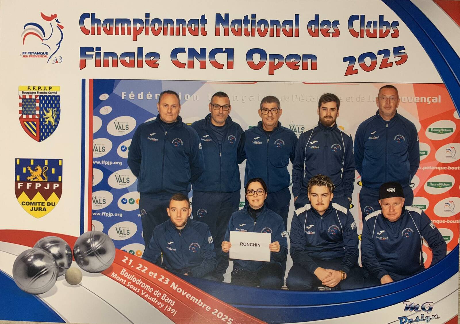 CNC1 RONCHIN : A une triplette de la finale.