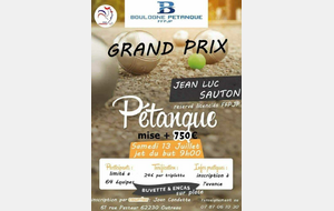 Grand Prix Triplette à Boulogne