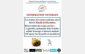 Repas fin d'année des concours du Mardi