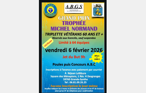 Grand Prix ABGS Triplette Vétérans