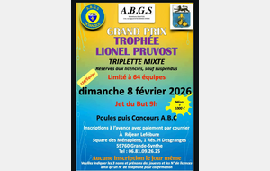 Concours triplette Mixte Grand Prix ABGS