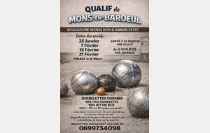 Qualif. à Mons-en-Baroeul