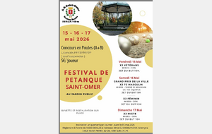 Festival de pétanque de Saint Omer