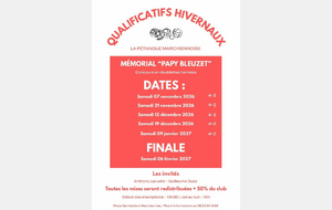 Qualif. Hivernal à Marchiennes