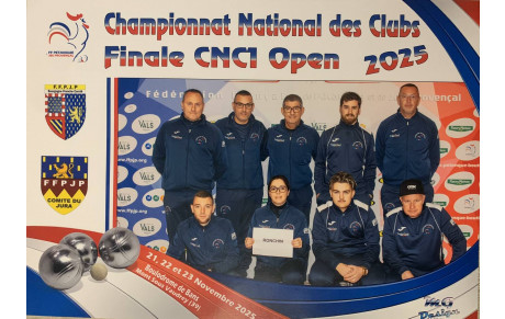 CNC1 RONCHIN : A une triplette de la finale.