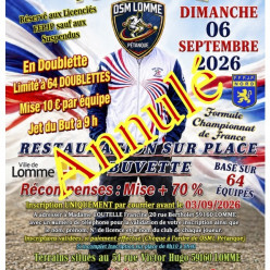 ⚠️ Annulation du Challenge de Lomme